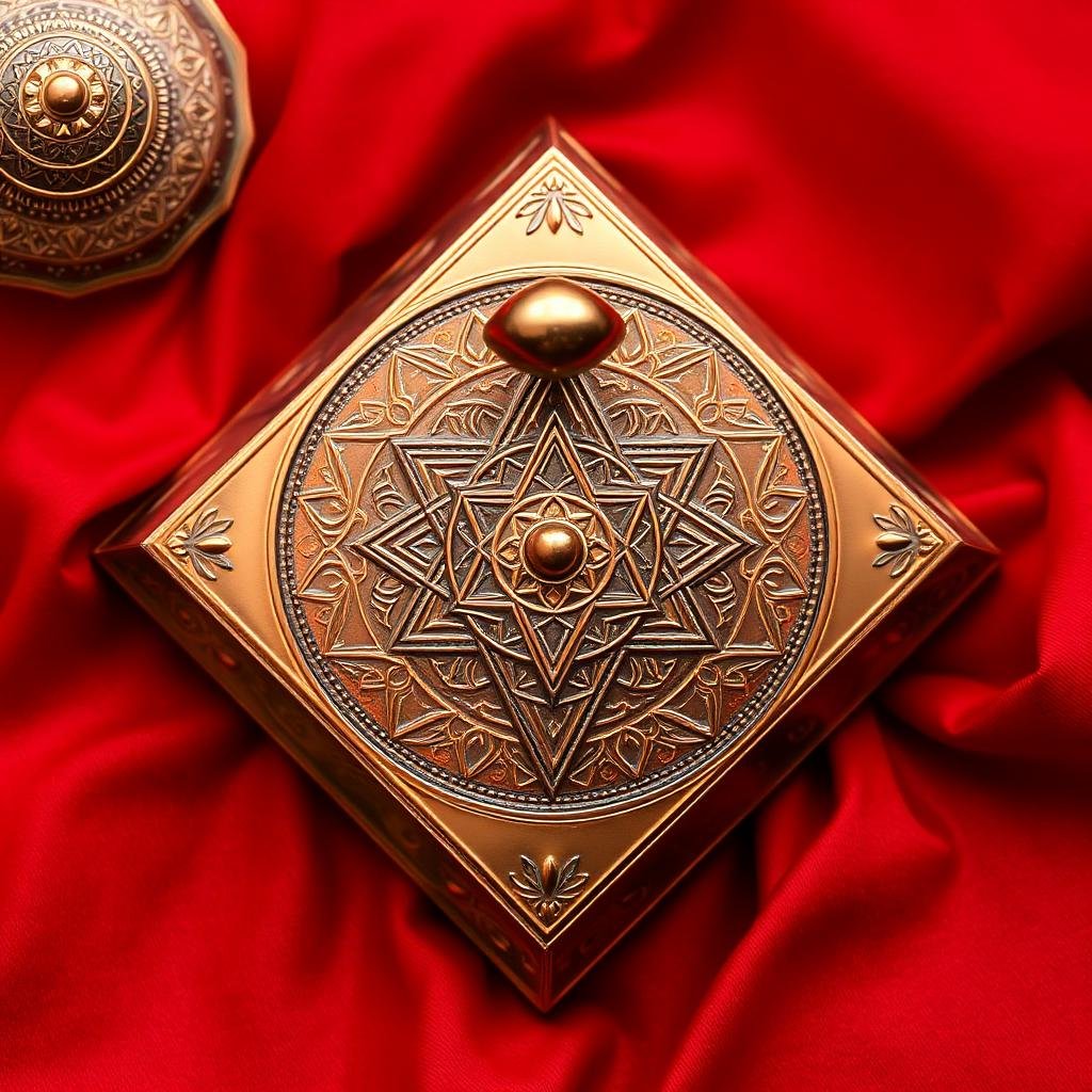 Shree Yantra (3D Copper)